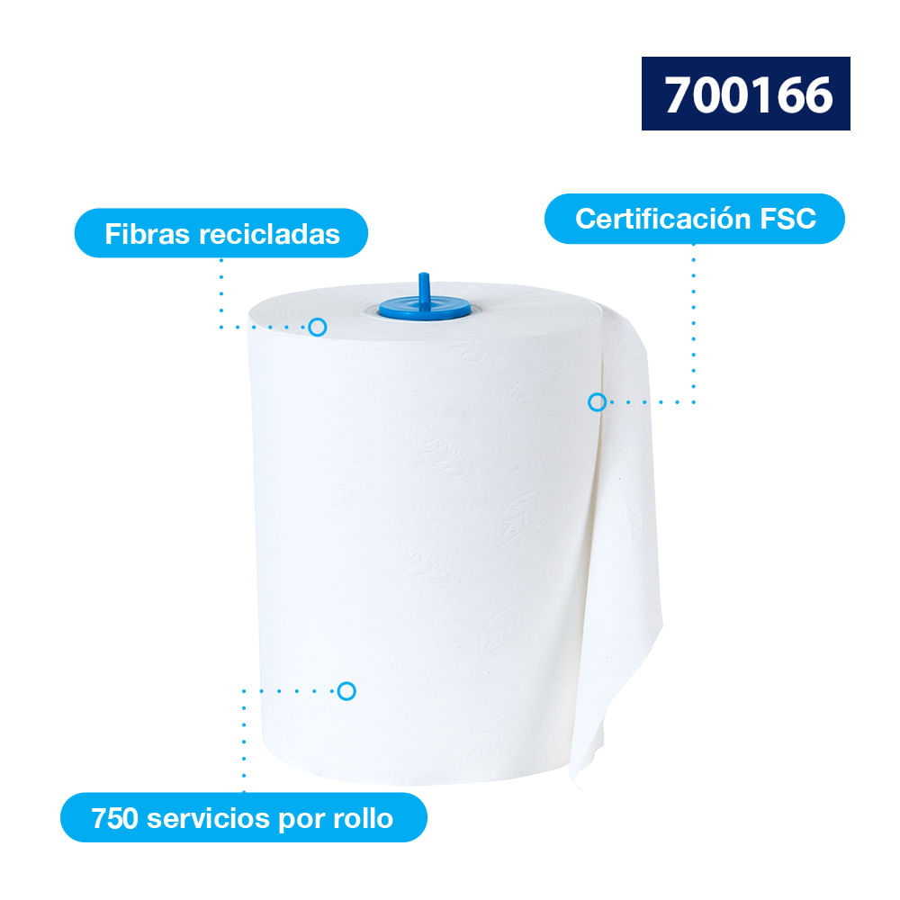Toalla En Rollo Advanced Hd 6 Rollos / 180 mts | Tork