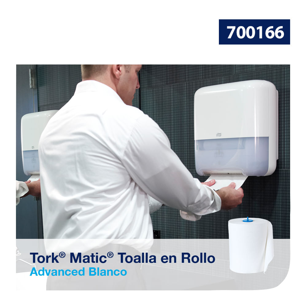 Toalla En Rollo Advanced Hd 6 Rollos / 180 mts | Tork
