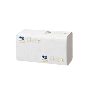 Tork Xpress® Toalla para manos interdoblada Extra Suaves|Caja con 21 paquetes | 100 pzas c/u