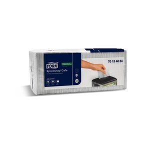 Tork Xpressnap® Servilleta de papel Café Blanca | 12 paquetes | 500 pzas c/u