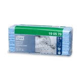 Tork® Paño de Limpieza Industrial Bajo en Pelusa | Caja con 5 rollos | 80 pzas c/u