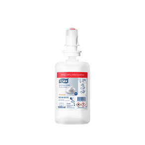 Tork® Jabón en Espuma para manos Antibacterial|Caja con 6 botellas | 1000 ml c/u