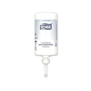 Tork® Jabón Líquido para manos Pieles Sensibles | Caja con 6 botellas | 1000 ml c/u