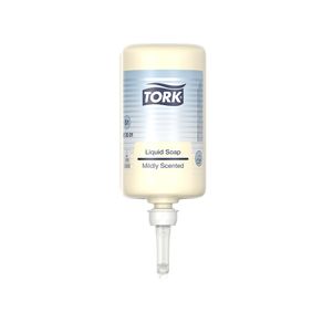 Tork® Jabón Líquido para manos Fragancia Suave | Caja con 6 botellas | 1000 ml c/u